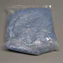 Roowest 50 Pcs Large Snowflake Organza Bags, 8'' x 12'' Winter Mesh Drawstring Gift Bags Bulk Sheer Pouch for Winter Holidays Xmas Wedding Jewelry Candy Packaging(Light Blue,Silver)