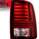 Lochnchn LED Tail Light Compatible with 2013-2018 Ram 1500 2014-2018 Ram 2500/3500 Rear Taillight with Blub Brake Lamp Assembly Red Lens Right Passenger Side Replace 68093080AB