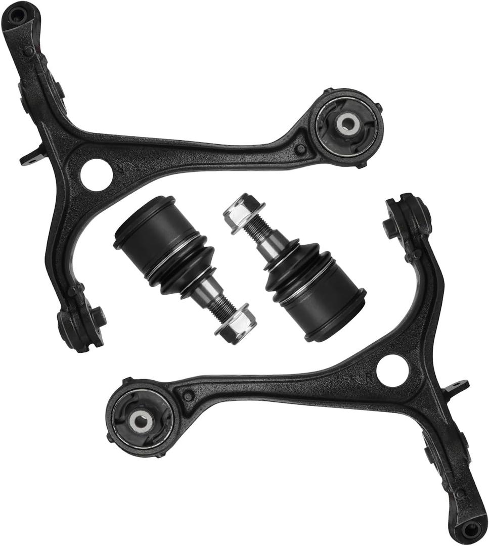 Front Lower Control Arms w/Ball Joints Replacement Suspension Kit for Acura TL 2004 2005 2006 Passenger & Driver Side K641543 K641544 K500117 (4PCS)