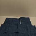Demetex Place Mats Set of 6 Farmhouse Heat Resistant Table Linen Placemats for Party Buffet and Camping, Navy Blue