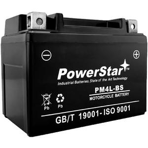 PowerStar SLA Motorcycle PowerSport Battery Replaces Continental CB4L-B
