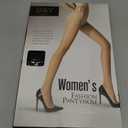 G&Y 3 Pairs Women's Sheer Tights - 20D Control Top Pantyhose with Reinforced Toes (Black)