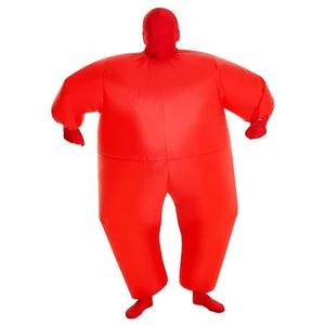 Morph Red Megamorph Kids Inflatable Costume, Funny Blow Up Bubble Suit For Kids, Red Inflatable Suit