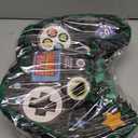 Video Game Pinata Set for Boy Kids Gamer Party with Controller Pinata, Straws, Bracelets, Stickers, Keychain, Confetti Tools for Party Decoration (Black)