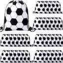 36 Pcs Soccer Drawstring Bags - Sports Backpack Ball Drawstring Gym Gift Bag for Kids Soccer Ball Games Sport Birthday Party Favors