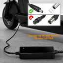 42V 2A Electric Scooter Charger, Fast Replacement Power Adapter for 36V Lithium Battery, UL Certified 5.5x2.1mm Home/Travel/Outdoor/Garage Use for Scooters, E-Bikes & E-Boards