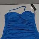 La Blanca Women's Bandeau Tankini Swimsuit Top (8, Ocean)