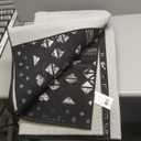 BESTSWEETIE 8x10 Area Rugs for Living Room Washable Moroccan Farmhouse Neutral Geometric Low Pile Non-Slip Soft Print Pattern Rug for Bedroom Kitchen Dining Room Entryway Black/White