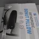 PT ENDORSED Donut Pillow for Tailbone Pain Relief, Hemorrhoid Pillow for Sitting, Donut Seat Cushion Post Surgery, Lifting Cushions for Postpartum Pregnancy, Coccyx, Bed Sore Cushion Butt Pillows (Medium - 17.5" x 14" x 2.75")