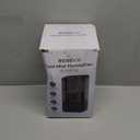 ROSEKM Humidifiers for Bedroom (1.1L), Small Cool Mist Humidifier for Home Plant and Baby Nursery, Quiet Ultrasonic Humidifier with 360 Nozzle, Auto Shut-Off, Filterless, Black