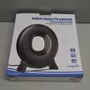 TV Antenna Indoor for Local Channels, 2025 Long Range Antenna for Smart TV 360 Reception,Digital TV Antenna for All Smart/Old TVs, Supports 4K 1080P HD VHF UHF