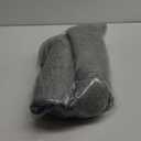 YIHOUSE Memory Foam Bath Mat Set, Bathroom Rugs Sets 2 Pieces, Non Slip Bath Mats for Bathroom, Super Soft and Water Absorbent Bath Rug Set, Machine Washable U Shape Toilet Rug,Dark Grey