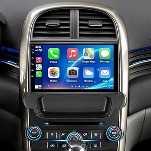 Android 13 Car Stereo Upgrade Radio for Chevy Malibu 2011-2015 9'' Touch Screen with Wireless Carplay Android Auto, Mirror Link, GPS Navigation, AHD Backup Camera