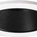 Halo Recessed 3003WHBB 3-Inch 35-Degree Adjustable Trim with Black Baffle, White