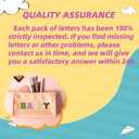 2 x Jongdari Chenille Letter Patches Self-Adhesive & Iron-On Letters, Varsity Fuzzy Patch Glitter Alphabet - 26pcs, Green