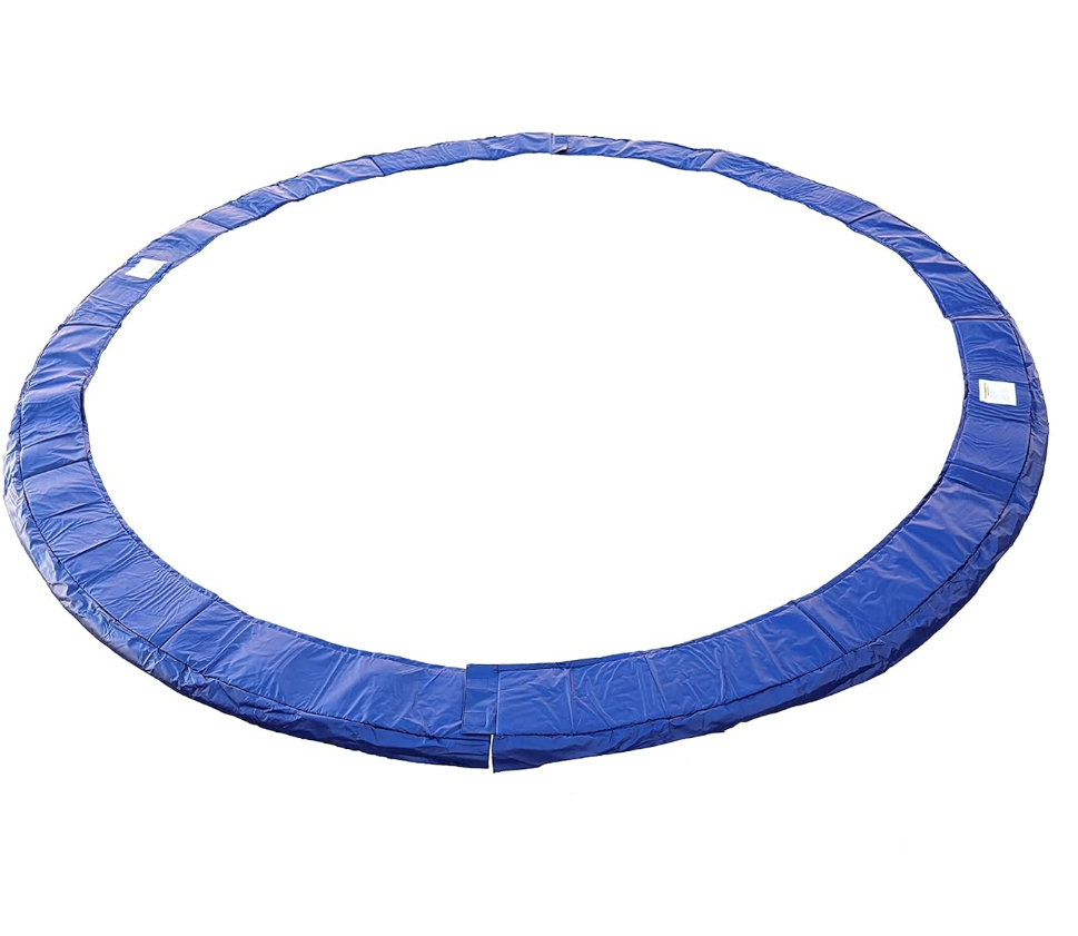 Trampoline  Trampoline Replacement Pad for 14 ft Frames Easy Install Water Resistant Trampoline Accessories Spring Cover UV and Cold Crack Resistant Trampoline Replacement Safety Pad (Blue 14 FT)