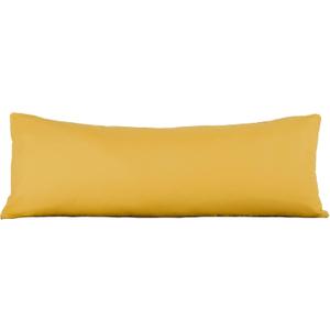 EVOLIVE Body Pillow Cover 21"x54", Ultra Soft Microfiber Pillowcase with Hidden Zipper, Breathable, Machine Washable, for Side Sleepers, Cover Only (21"x54" Body Pillow Cover, Spicy Mustard)