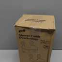 TAILI Shower Caddy Suction Cup, Heavy Duty Bathroom Organizer, Removable Shelves for Inside Shower, Shampoo, Waterproof Suction Plastic Storage for Bathroom Accessories Holder, Frosted Clear