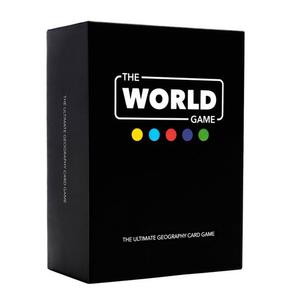 The World Game - Geography Card Game - Educational Games for Kids, Family and Adults - Cool Learning Gift Idea for Teenage Boys & Girls 8-12 with Map