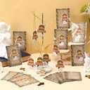 36 Sets Mothers Day Gifts Bulk Jesus Scented Ornaments with Cards Bags for Women Church Office Christian Party Favors Religious Scripture Hanging Decor, 6 Fragrances
