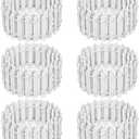 Elsjoy 6 Pieces 35 Inch Miniature Fairy Garden Fence, Decorative Wooden White Picket Mini Wood Farm Fence for Crafts, DIY Diorama Project, Dollhouse, Plant Pot