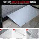 Upgraded Shed Ramp for Riding Mower 2PCS, 29" Lx48 W Anti-Slip Loading Ramps for Lawn Mowers,Pickup Trucks,Garage Threshold Doorway Tractor,Snow Blower,Garden Cart, 1500lbs Capacity