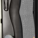 ProtoArc Ergonomic Wireless Keyboard Mouse, EKM01 Plus Full Size Ergo Bluetooth Keyboard Mouse Combo, Split Design, Wrist Rest, Multi-Device, Rechargeable, for Windows/Mac OS - Black