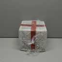 3-Piece Lighted Gift Boxes - Pre Lit Christmas Decoration with Ribbons for Indoor/Outdoor Use (8in) - Weather Resistant Yard Home Decor with Warm UL Lights