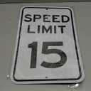 SmartSign "Speed Limit 15" Sign | 12" x 18" 3M High Intensity Grade Reflective Aluminum