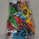 12 Pack Chip Clips Bag Clips, Magnetic Bag Clip for Food Storage Heavy Duty, Plastic Food Clip for Chips, Snack, Kitchen, Refrigerator, Garden, Sewing, Fabric, Clothes Pins