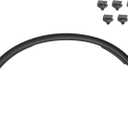Black Plastic Front Passenger Right Side RH Hand Fender-Trim Molding Moulding Replacement for 2011-2019 Durango 57010620AF 57010620AE 57010620AD CH1291112