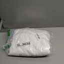 Mrs Awesome No Hook Shower Curtain with Snap-in Liner Less Time On/Off, Embossed Waffle-Look Textured Fabric Shower Curtain for Bathroom Hotel Style, Washable, Soft & Lightweight, 71x74, White