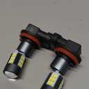 SEALIGHT H10/9145/9140 LED Fog Light Bulbs, 6000K Xenon White, 27 SMD Chips, 360-degree Illumination, Non-polarity, Pack of 2