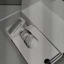 2-in-1 Dog Dryer with Slicker Brush for Small Dogs and Cats, Pet Hair Dryer, Dog Blow Dryer for Grooming with 300 Watts, 75-85 dB, Adjustable Temperature, Overheat Protection