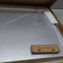 LOAAO 30X36 Gold Bathroom Mirror, Rounded Rectangle Gold Frame Mirror, Brushed Gold Bathroom Vanity Mirror Wall-Mounted, Anti-Rust, Tempered Glass, Hangs Horizontally or Vertically