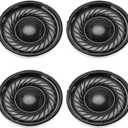uxcell 4Pcs Round Internal Magnet Speaker Loudspeaker 8 Ohm 2W 23mm Dia Steel Shell