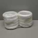 Lyellfe 10 Pieces Foam Wreath Forms, 7.7 Inch Craft Foam Circles, Round Polystyrene Rings, Craft Foam Wreath Circles for DIY, Christmas Holiday, Home Decor