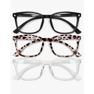 CCVOO Reading Glasses for Women/Men, Eyeglasses, Blue Light Readers for Women/Men, Computer Eye Glasses, Cheaters +1.25