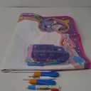 Water Doodle Mat- Kids Painting Writing Doodle Board Toy - Color Drawing Mat Bring Magic Pens Educational Toys for Age 3 4 5 6 7 8 9 10 Year Old Girls Boys Toddler Present (Pink)