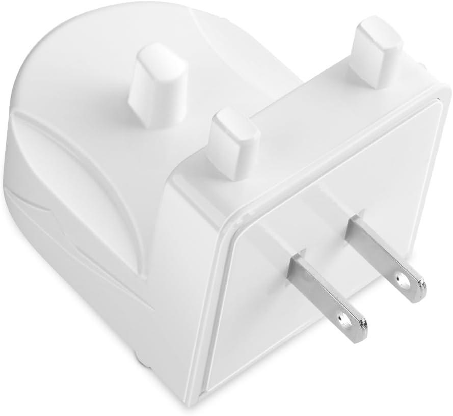 Wall Charger for Oral-B Braun Electric Toothbrush, Toothbrush Outlet Charger for Oral-B/ Braun Most Models（Excluding iO 7/ 8/ 9/ 10 and Pulsonic Series） White
