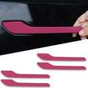 Door Handle Cover Fit for Tesla Model 3/Y 2017-2025 Model Y Juniper, 4 PCS Door Handle Protective Cover for Tesla Accessories (Purple)