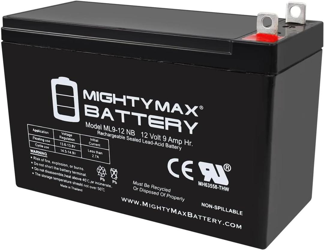Mighty Max Battery 12V 9AH SLA Battery Replacement for Generac GP7500E