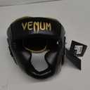 Venum Elite Headgear (One Size, Black/White)