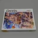ROSE RAIN Premium 1000 Pieces Jigsaw Puzzles for Adults with Letters on Back Dust-Free Thick HD Board Colorful Fantasy Art Castle Cityscape Challenging Puzzle for Family Game Night Unique Gift
