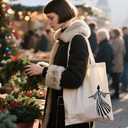 Ballet Dancer Tote Bag, Fashion - Forward Canvas Bag for Daily Use, Ideal Gift for Fashion - Conscious Women