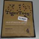 DOK TigerToes Premium Non-Slip Dog Socks for Hardwood Floors - Extra-Thick Grip That Works Even When Twisted - Prevents Licking, Slipping, and Great for Dog Paw Protection - Size Medium (Classic Grey)