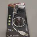 Xmania USB Portable Programmable Message Fan LED Multicolor Fan Flexible USB FAN for PC Laptop Notebook Desktops Stainless Steel USB Fan, medium, White