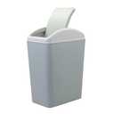 1 Pack Plastic Waste Can, 4.5 Gallon Kitchen Trash Can (Blue)
