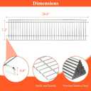 Hisencn Grill Warming Rack for Nexgrill 720-0882A 720-0882 Replacement Parts, 28.6" L 7.2" W Warming Upper Rack for Nexgrill Replacement Parts 5 Burner Grill, Stainless Steel Nexgrill Top Rack