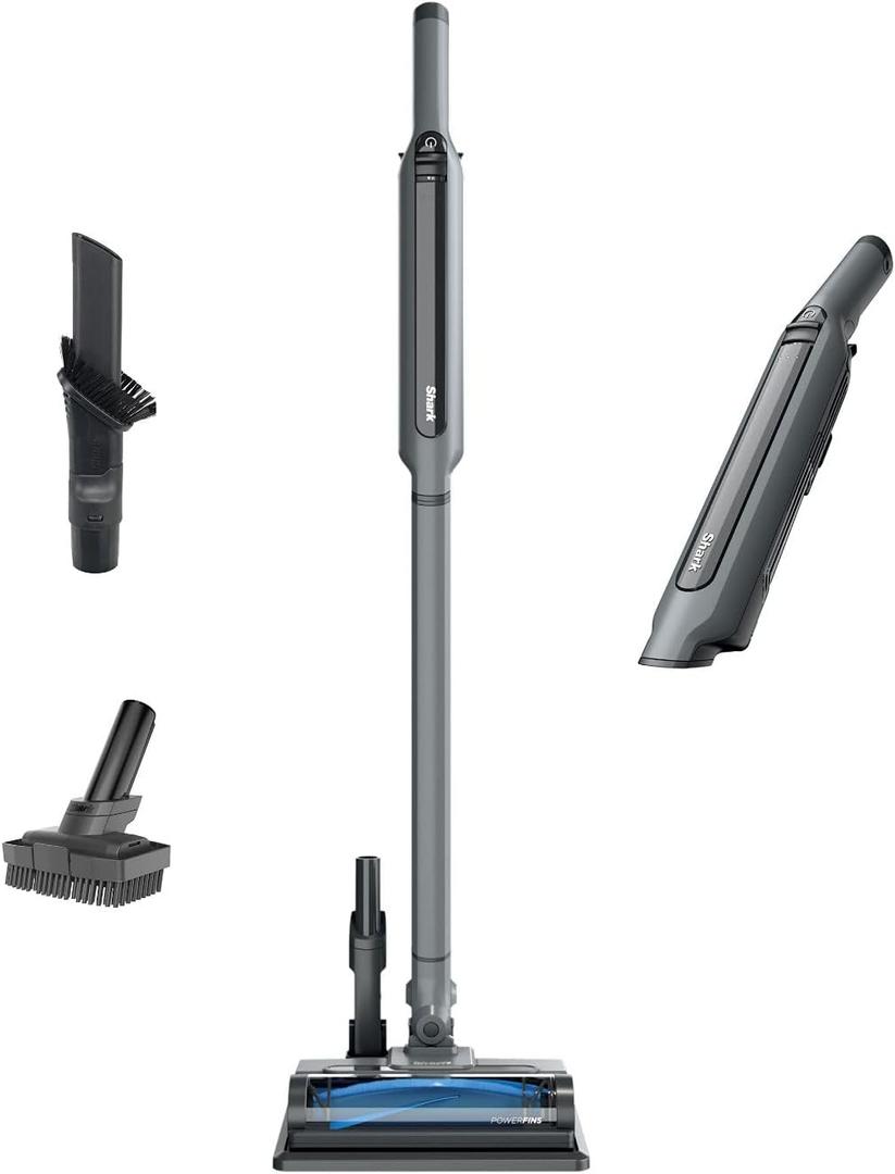 Shark WANDVAC System Pet Ultra-Lightweight Powerful Cordless Stick Vacuum with Charging Dock, WS642, Grey (Gray)